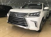 Bán ô tô Lexus LX 570 đời 2017 nhập khẩu Trung Đông trắng nội thất nâu da bò, LH: Mr Đình 0904927272