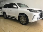 Bán ô tô Lexus LX 570 đời 2017 nhập khẩu Trung Đông trắng nội thất nâu da bò, LH: Mr Đình 0904927272