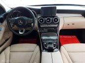 Mercedes C200 2015 đen/kem, cực mới