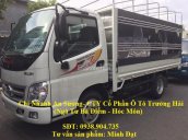 Bán xe tải Thaco Ollin 2.4 tấn, thùng 4m3, giá tốt vào thành phố