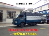 Bán xe tải Kia 2.4 tấn TPHCM, mui bạt bửng giao xe 2017