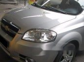Cần bán Chevrolet Aveo MT đời 2011, màu bạc