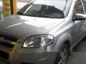 Cần bán Chevrolet Aveo MT đời 2011, màu bạc