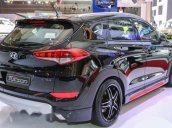 Bán xe Hyundai Tucson đời 2017, màu xanh