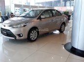 Bán Toyota Vios 1.5E 2017, màu bạc, giá 498tr