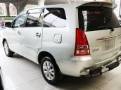 Bán xe Toyota Innova 2.0G sx 2007, màu bạc, 1 chủ từ đầu, xe gia đình nên đi rất ít