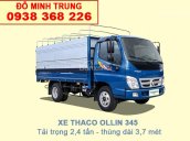 Bán xe tải Thaco Ollin 345 - Ollin 360 tải trọng 2t4 vào thành phố