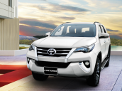 Bán ô tô Toyota Fortuner 2.7 V đời 2017, màu trắng, hỗ trợ trả góp lên tới 90% xe