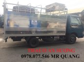 Bán xe tải Kia 2T4 thùng mui bạt, xe tải Thaco K165S mui bạt mới 100% tại TPHCM, giao ngay