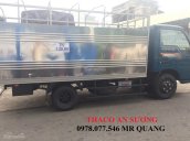 Bán xe tải Kia 2T4 thùng mui bạt, xe tải Thaco K165S mui bạt mới 100% tại TPHCM, giao ngay