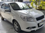 Bán Chevrolet Aveo LTZ 1.5AT màu trắng số tự động sản xuất 2016, biển SG