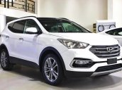 Cần bán xe Hyundai Santa Fe 2.4L 4WD đời 2017, màu trắng