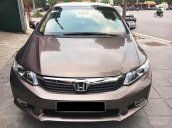 Bán xe Honda Civic 2014, màu nâu nội thất kem, máy 1.8AT. Xe đẹp và được bảo dưỡng định kì tại hãng