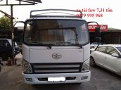 Bán GM Faw 7.31 tấn, thùng dài 6.25M, cabin Isuzu hiện đại. Hotline 0936 678 689