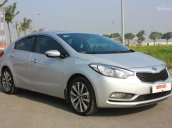 Cần bán Kia K3 1.6AT 2015, màu bạc odo chuẩn 35000km  full option