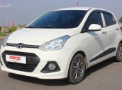 Bán Hyundai Grand i10 1.2AT 2015, màu trắng, odo chuẩn, sơn zin 99%