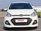 Bán Hyundai Grand i10 1.2AT 2015, màu trắng, odo chuẩn, sơn zin 99%