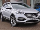 Cần bán Hyundai Santa Fe đời 2017, màu bạc