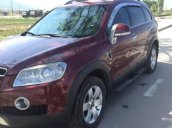 Cần bán gấp Chevrolet Captiva AT đời 2008, màu đỏ