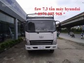 Cần bán xe tải FAW động cơ Hyundai thùng dài 6m25. Giá rẻ nhất thị trường