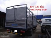 Bán xe tải Faw 7,31 tấn, thùng mui bạt dài 6,25m, cabin hiện đại