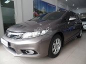 Bán xe Honda Civic 2014, màu nâu, máy 1.8AT, hỗ trợ trả góp chỉ 200 triệu rinh xe về ngay