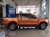 Bán Ford Ranger Wildtrak đời 2017, màu vàng đồng, xe nhập Thái Lan tặng nắp thùng