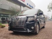 Bán Toyota Alphard 3.5L V6 sản xuất 2017 màu đen nội thất vàng kem, xe nhập khẩu nguyên chiếc mới 100%