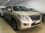 Bán Lexus LX570 màu vàng, sản xuất 2009, xe nhập khẩu Mỹ, xe đẹp