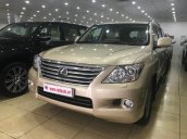 Bán Lexus LX570 màu vàng, sản xuất 2009, xe nhập khẩu Mỹ, xe đẹp