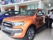 Cần bán xe Ford Ranger đời 2017, màu vàng đồng 