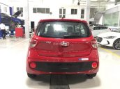 Bán Hyundai Grand i10 năm 2018, màu đỏ, giá tốt, giao ngay, hỗ trợ trả góp lên đến 90%, lãi suất cực thấp