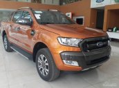 Bán Ford Wildtrak 2.2 1 cầu 2018, màu cam, nhập khẩu. L/H 090.778.2222