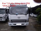 Bán xe tải Faw 7.31 tấn thùng dài 6.25m, giá rẻ nhất