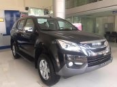 Bán Isuzu mu-X 3.0 4X2 AT đời 2017, màu đen, xe nhập