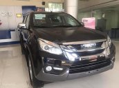 Bán Isuzu mu-X 3.0 4X2 AT đời 2017, màu đen, xe nhập