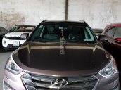 Bán xe Hyundai Santa Fe đời 2015, màu nâu, nhập khẩu nguyên chiếc xe gia đình