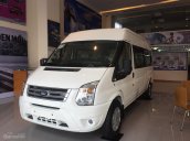 Bán Ford Transit bản tiêu chuẩn Mid sản xuất 2018, mới 100%, màu trắng, vui lòng, lh 090.778.2222