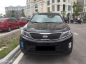 Cần bán xe Kia Sorento 01/2018 tự động, màu đen phom mới