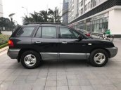 Cần bán gấp Hyundai Santa Fe Gold AT đời 2008, màu đen số tự động