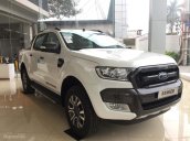 Bán xe Ford Ranger Wildtrak 3.2L 4 x 4 năm 2018, màu trắng, xe nhập, hỗ trợ trả góp tại Vĩnh Phúc