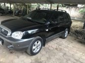 Bán Hyundai Santa Fe đời 2004, màu đen  