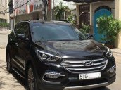 Bán Hyundai Santa Fe sản xuất 2017, màu đen như mới