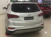 Bán xe Hyundai Santa Fe 2018, màu bạc