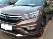 Cần bán gấp Honda CR V 2.4 AT đời 2017, màu nâu