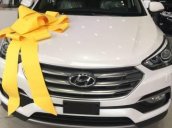 Bán xe Hyundai Santa Fe đời 2018, màu trắng