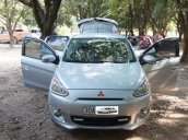 Bán Mitsubishi Mirage ĐK cuối năm 2014, màu bạc, xe nhập khẩu