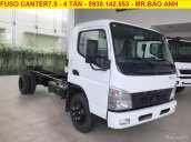 Giá mua bán xe tải Mitsubishi Fuso Canter 7.5 4 tấn. Hỗ trợ vay mua xe qua ngân hàng 80%