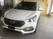 Bán Hyundai Santa Fe năm sản xuất 2018, màu trắng 