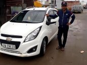 Bán xe Chevrolet Spark LT 1.0 MT năm 2014, màu trắng